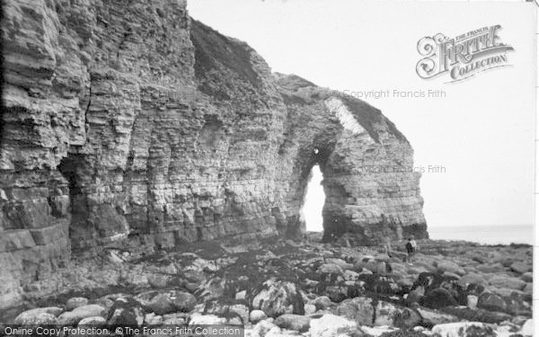 Photo of Flamborough, North Landing, Bacon Flitch Hole c.1932