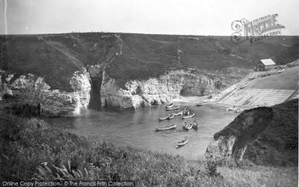Photo of Flamborough, North Landing From Cliffs c.1932