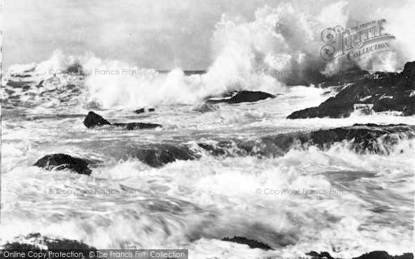 Photo of Flamborough, Rough Sea c.1955