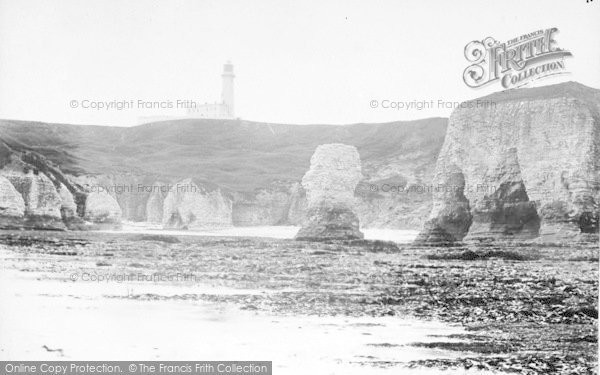 Photo of Flamborough, Silex Bay And The Lighthouse c.1870