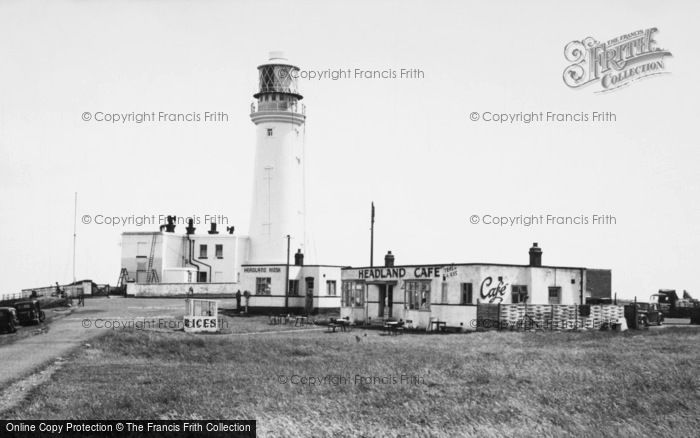 Photo of Flamborough, The Cafe And Lighthouse 1954