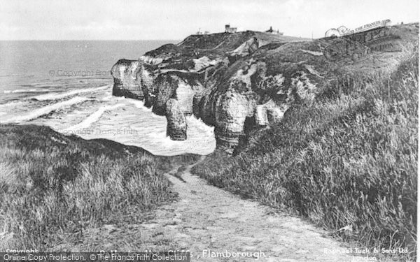 Photo of Flamborough, The Path To The Beach c.1932