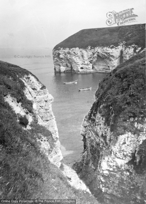 Photo of Flamborough, The Ravine, North Landing c.1932