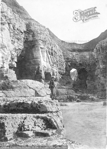 Photo of Flamborough, Thornwick Cave 1888