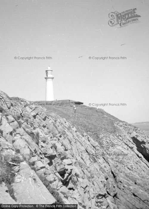Photo of Flat Holm, The Lighthouse c.1955
