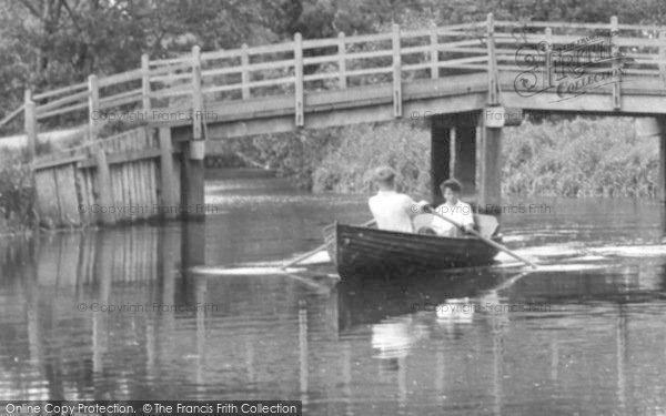 Photo of Flatford, Boating On The River c.1960
