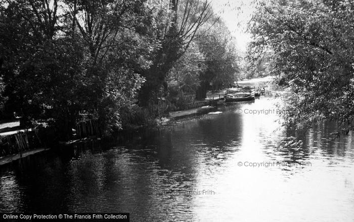 Photo of Flatford, River Stour 1950
