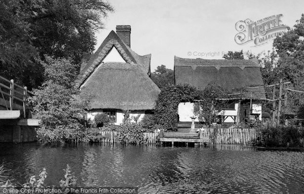 Photo of Flatford, Thatched Cottage Tea Gardens c.1950