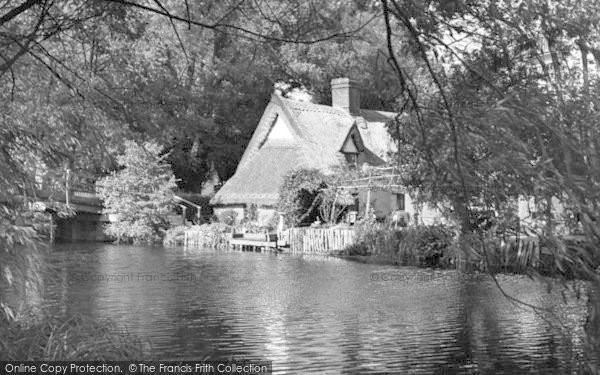 Photo of Flatford, Thatched Cottage Tea Gardens c.1955