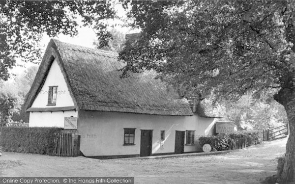 Photo of Flatford, Thatched Cottage Tea Rooms c.1955