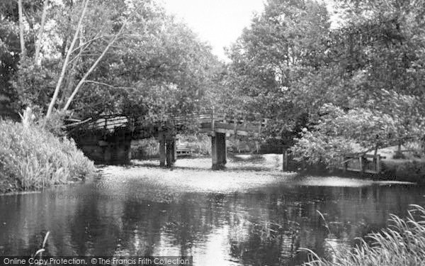 Photo of Flatford, The Bridge c.1955