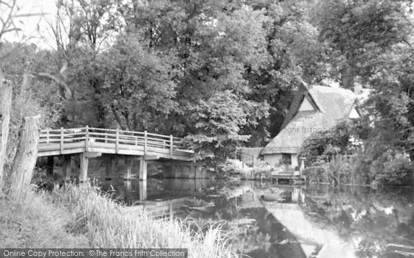 Photo of Flatford, The Bridge c.1960