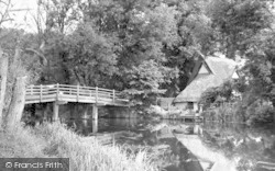 Flatford, The Bridge c.1960, Flatford Mill