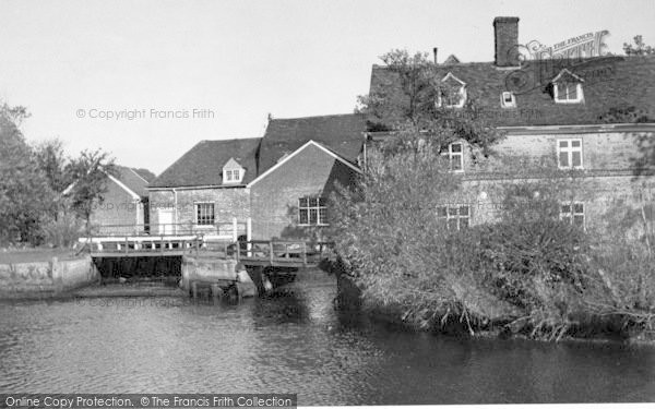 Photo of Flatford, The Mill Pool c.1955