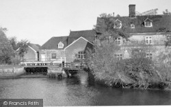 Flatford, The Mill Pool c.1955, Flatford Mill