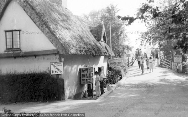 Photo of Flatford, The Thatched Cottages c.1965