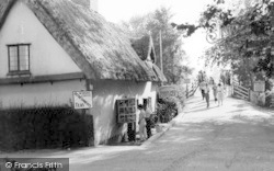 Flatford, The Thatched Cottages c.1965, Flatford Mill