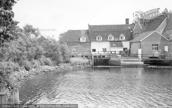 Photo of Flatford, The Weir c.1960