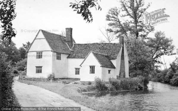 Photo of Flatford, Willy Lott's Cottage c.1955