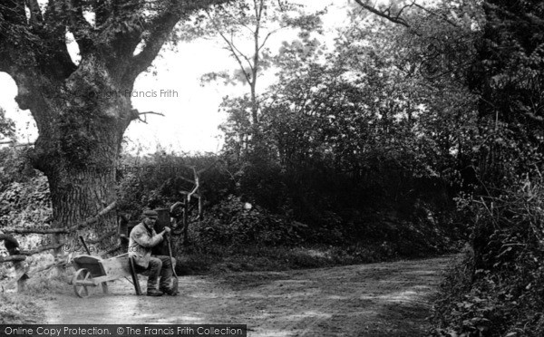 Photo of Flatford, Workman, Constable's Lane 1907