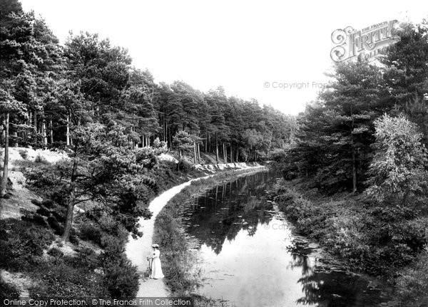 Photo of Fleet, Basingstoke Canal And Pystock Wood 1908