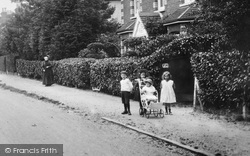 Children In Victoria Road 1910, Fleet