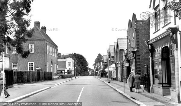 Photo of Fleet, Fleet Road c.1955 - Francis Frith