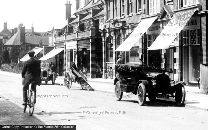 Photo of Fleet, Motor Car In Fleet Road 1924
