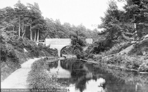 Photo of Fleet, Norris Bridge, The Basingstoke Canal 1908
