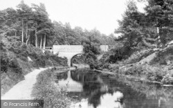 Norris Bridge, The Basingstoke Canal 1908, Fleet