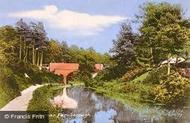 Norris Bridge, The Basingstoke Canal 1908, Fleet