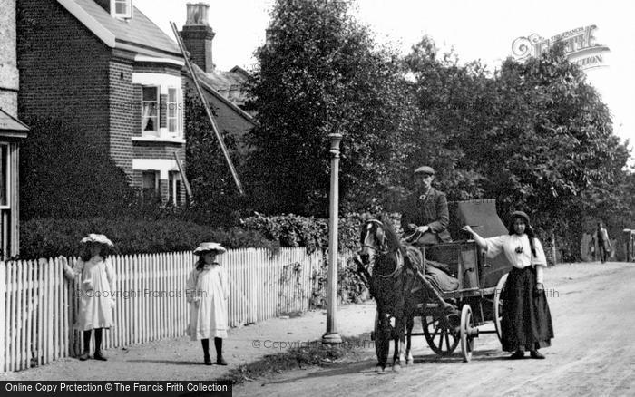 Photo of Fleet, People In Station Road 1908
