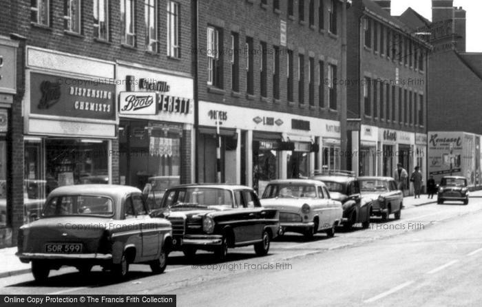 Photo of Fleet, Shops In Fleet Road c.1965