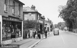 Shops In The Main Road c.1955, Fleet