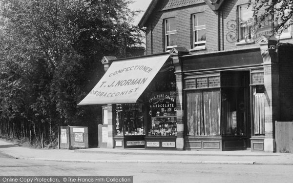 Photo of Fleet, T.J.Norman Confectioner And Tobacconist 1924