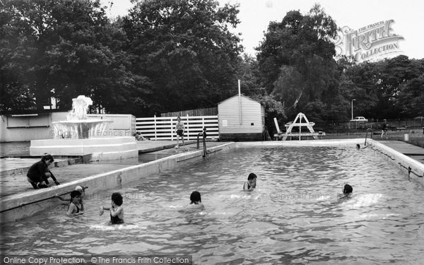 Photo of Fleet, The Swimming Pool c.1965