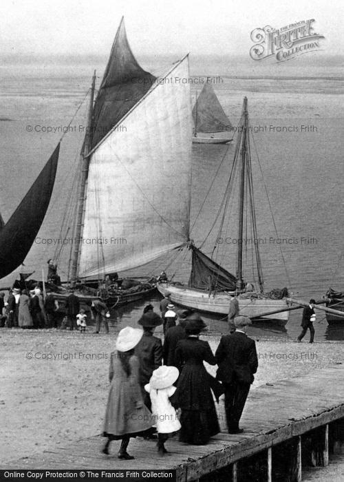 Photo of Fleetwood, Boats On The Beach 1912