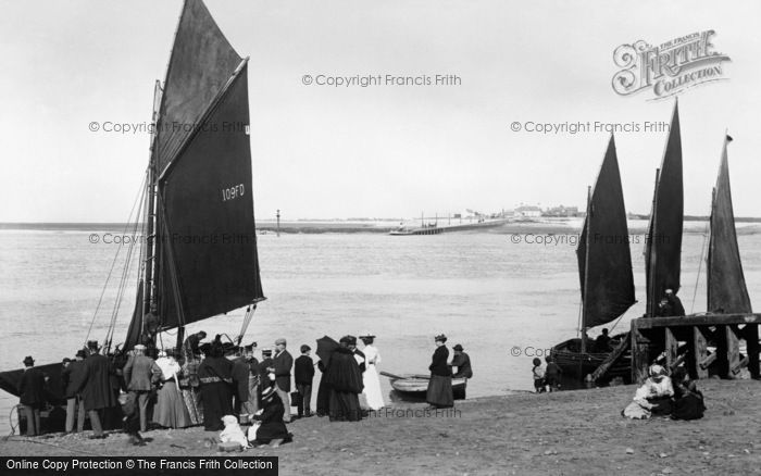 Photo of Fleetwood, Excursion Boats And Knott End Ferry 1901