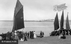 Excursion Boats And Knott End Ferry 1901, Fleetwood