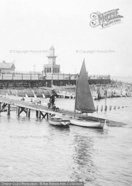 Photo of Fleetwood, Slipway And Lower Lighthouse, 1898