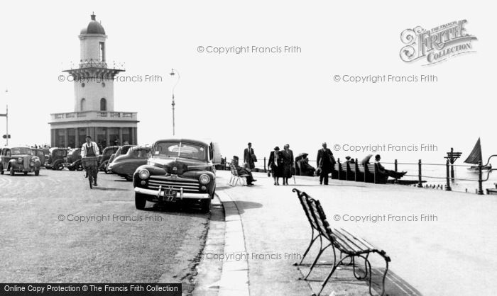 Photo of Fleetwood, The Lighthouse And Esplanade c.1955