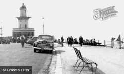 The Lighthouse And Esplanade c.1955, Fleetwood