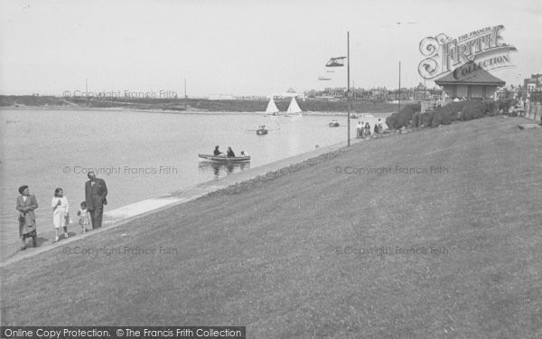 Photo of Fleetwood, The Marine Boating Lake c.1955