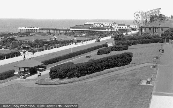 Photo of Fleetwood, The Pier From The Mount c.1950