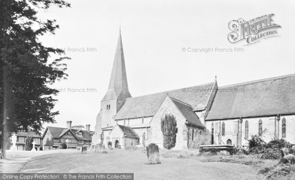 Photo of Fletching, Church Of St Andrew And St Mary c.1950