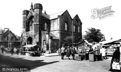 Town Hall And Market c.1965, Flint
