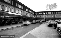 Flixton, the Shopping Centre c1965