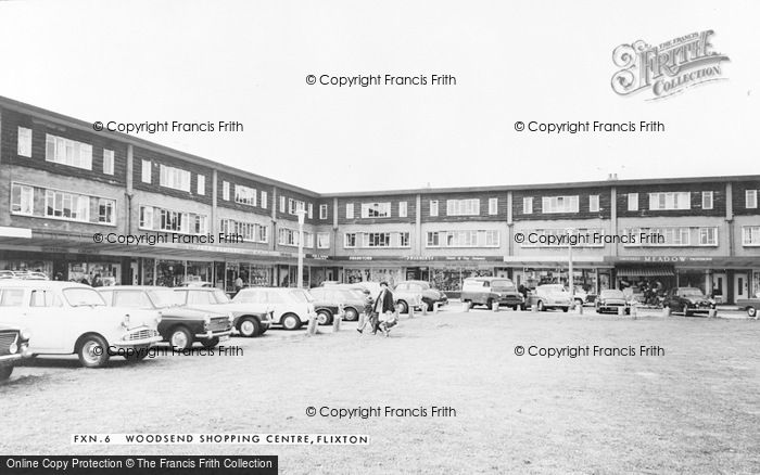 Photo of Flixton, Woodsend Shopping Centre c.1965