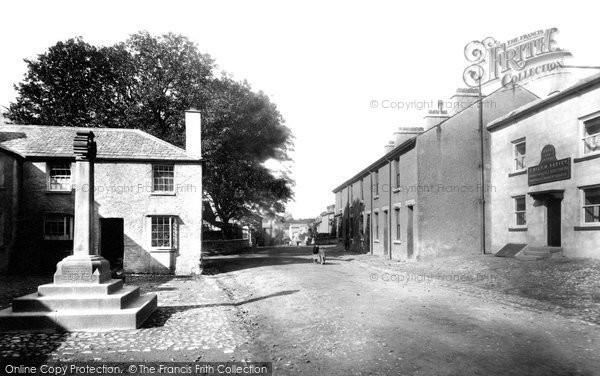 Photo of Flookburgh, Village And Market Cross 1897