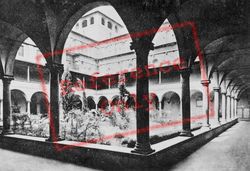 Basilica Of San Lorenzo, Cloister Of Laurentian Library c.1910, Florence
